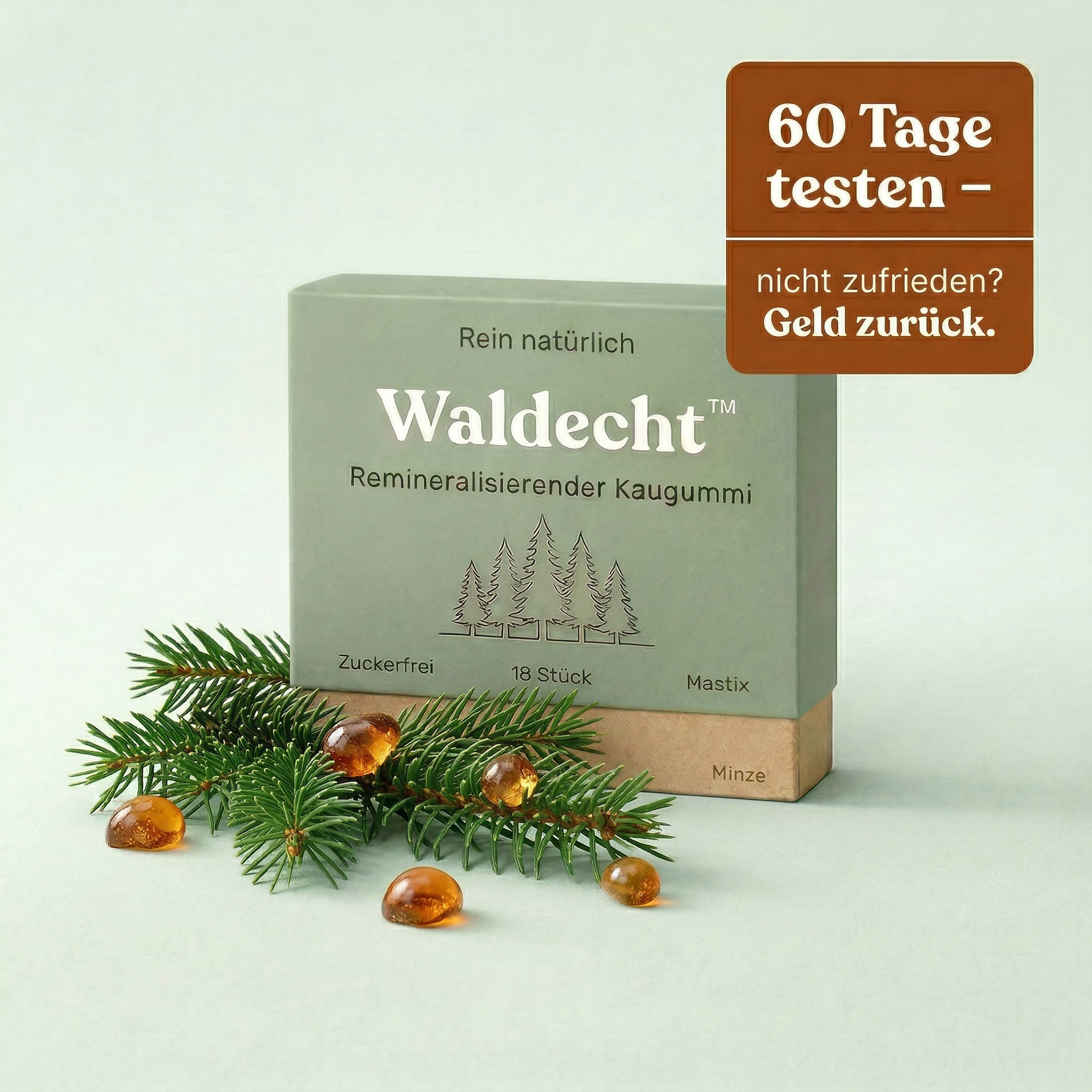 Waldecht – Remineralisierender Kaugummi